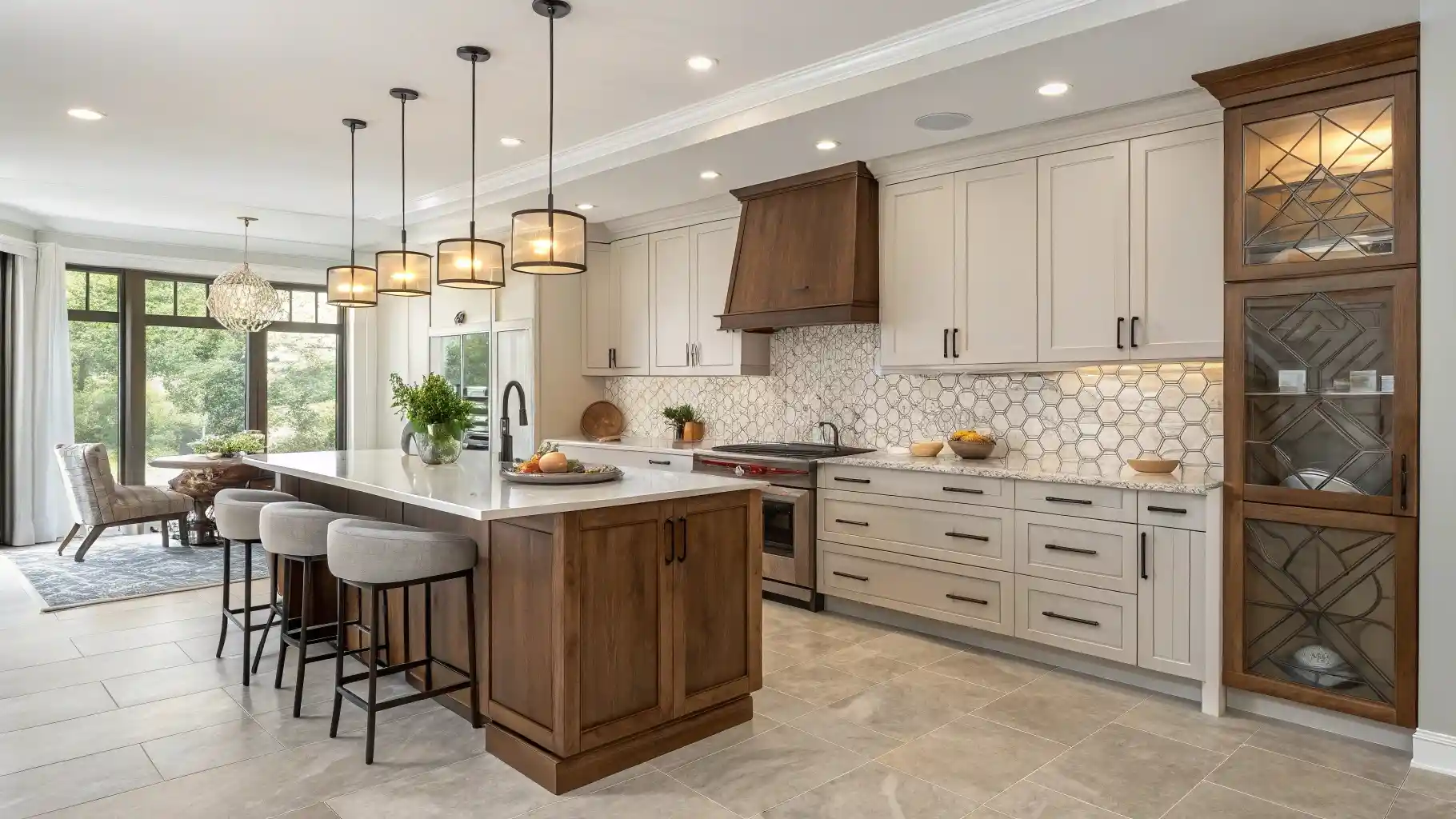 Transitional Peninsula with Mixed Materials